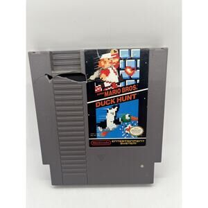 Super Mario Bros. Duck Hunt (Nintendo NES, 1985) Authentic Cartridge - Tested